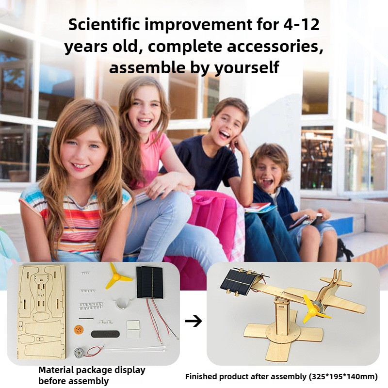 DIY Spinning Airplane Kit Sola - Renewable Energy Kits review and price