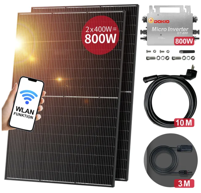 DOKIO Balcony Power Plants Kit - Renewable Energy Kits review and price