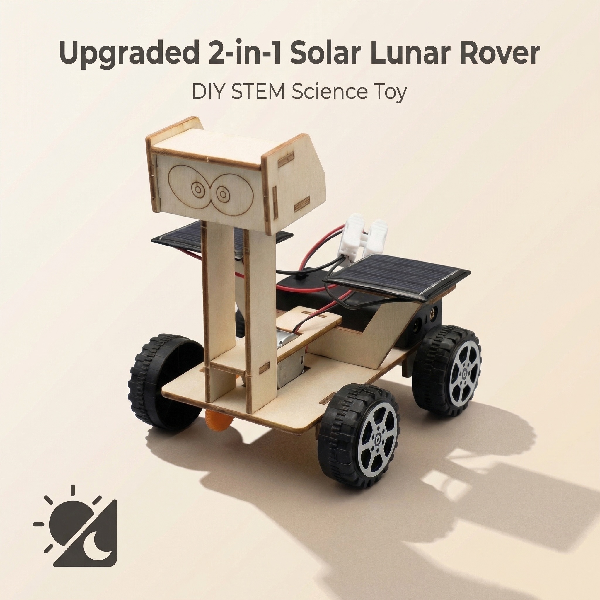 Upgraded 2-in-1 STEM Solar Lun - Renewable Energy Kits review and price