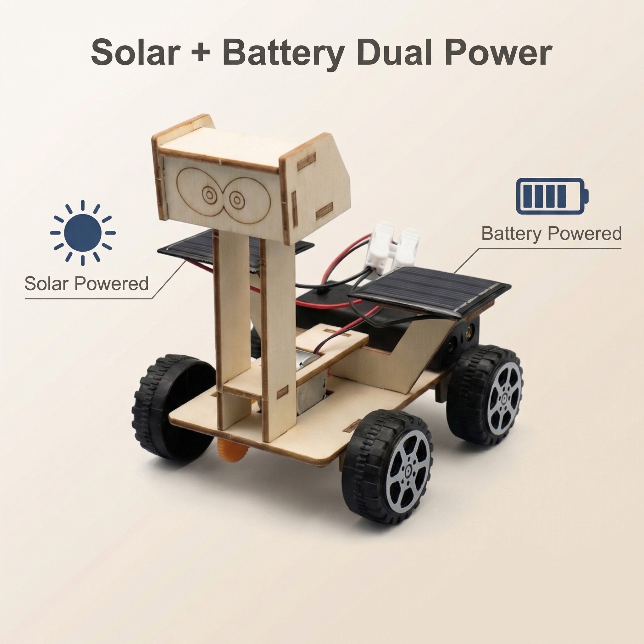 Upgraded 2-in-1 STEM Solar Lun - Renewable Energy Kits review and price